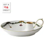 Royal Copenhagen Star Fluted Christmas Candlestick with $16 Credit