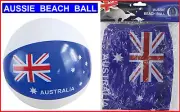 Large AUSTRALIA FLAG Inflatable BEACH BALL New Aussie Beach Pool Aquatic Fun Toy