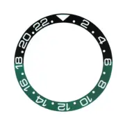 BEZEL INSERT CERAMIC FOR ROLEX GMT MASTER II 116710 116713 116710LN BLACK/GREEN