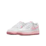 NIKE 休閒鞋 女鞋 大童 運動鞋 緩震 AF1 AIR FORCE 1 GS 白粉 CT3839-107