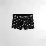 【HOLLISTER CO】HCO 海鷗 經典印刷滿版海鷗平口男內褲-黑色(平輸品)