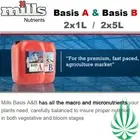 Hydroponics Holland Brand Mills Nutrient Basis A&B 1L/5L Indoor Plant Fertilizer