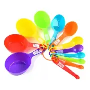 12Pcs Tablespoons Measuring Cup Set Plastic PP Graduated Measure Spoon