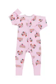 [Bonds] Bonds Newbies Zip Cotton Wondersuit Size: 0-3 Months 0-3 Months Multicolor