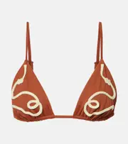[Johanna Ortiz] Johanna Ortiz Second Nature bikini top AU 16 brown