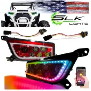 Polaris RZR LED Headlight Halo RGB XP, 1000, 900, General (Red RGB Halo)