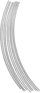 TOYANDONA 10 Pack Guitar Fret Wires for Classical Electric Guitars 200mm Length Replacement Fretboard Accessories