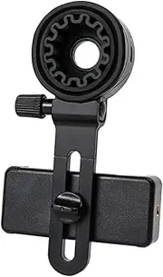 LABRIMP Adjustable Phone Scope Mount for Photography Clip Smartphone Clamp Adapter for Telescope and Microscope Compatible with Multi Camera Phones Durable Design