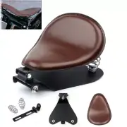 Brown Solo Driver Seat Base Pan Spring Bracket For Harley Bobber Chopper Honda
