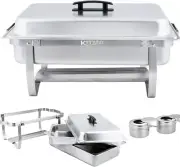 KITMA 8QT Chafing Dish Buffet Set - Food Warmer for Parties Buffets -