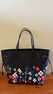 2025 LV x TM Black Neverfull MM BRAND NEW w/ Original Packaging