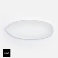 在飛比找momo購物網優惠-【HOLA】丸善陶瓷長盤12吋 葉子藍