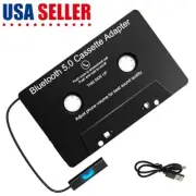 Car Audio Cassette Receiver Transmitter Bluetooth 5.0 Cassette Aux Adapter US