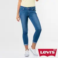 在飛比找蝦皮購物優惠-Levis 女款 Revel 七分中低腰緊身提臀牛仔褲 中藍