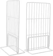 HEALEEP Freezer Accessory 2pcs Iron Fridge Divider Metal Shelf Separator Replaceable Fridge Separator