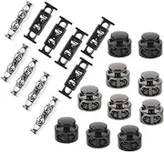 UTHCLO 20pcs Cord Locks for Drawstrings Dual Spring Toggle Stoppers Easy Installation Cord Buckles for DIY Projects Secure Locking Mechanism for Clothing and Accessories