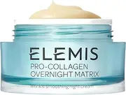 Elemis Pro-Kollagen Overnight Matrix, Anti-Wrinkle Night Cream, Anti-Ageing Repair Cream, Drone Peptide Technology, Smooths, Firms, Silicone-Free, 50 ml