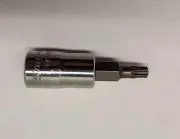 Snap-on Tools USA NEW 1/4" Drive T20 Standard TORX Bit Chrome Socket TTX20E
