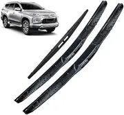 Wiper Front & Rear Wiper Blades Set Compatible with Mitsubishi Pajero Montero Shogun Sport 15-22 Windshield Windscreen 22"+18"+10"