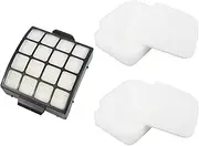 [CPAI] Replacement Filter for Shark AZ3002 AZ3000 AZ3000W Stratos DuoClean PowerFins Vacuum,1 HEPA and 2 Foam Filters, 2 Felt Filters