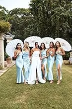 10/20/30PCS White Umbrella Paper Parasol 60/80cm Chinese Paper Umbrellas Photography Props for Shower Party Wedding Rustic(80cm 6PCS)