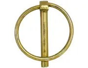 NEW BUYERS ZINC PLAT LINCH PIN - 7/16" DIA. X 1-31/32" LONG W/RING 66015 QTY 100