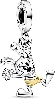 [PANDORA] Disney x 792519C01 Oswald Charm, Einheitsgröße, Stainless Steel, Diamond