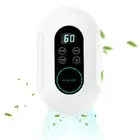 (White) 2 In 1 Home Air Purifier Digital Touch Screen With US
