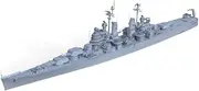 LFC350557-A 1/350 Military Model Kit USS Pittsburgh CA-72 Baltimore-Class Heavy Cruiser 1953