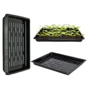 Microgreen Seed Starter Grow Trays Shallow Seeding Germination Flats Non Stan...