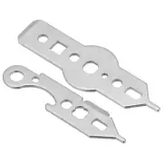 2Pcs Dart Wrench Tool Kit Multi-Purpose Dart Accessories, Silver Tone