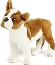 Baldric the Boston Terrier Boxer | 16 Inch Large Dog Stuffed Animal Plush | By Tiger Tale Toys