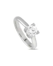Harry Winston Platinum 0.71 ct. tw. Diamond Solitaire Ring (Authentic Pre-Loved)