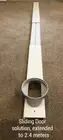 Portable Air Conditioner Parts Exhaust Gob+Window Kit Plate Sliding Door 240cm