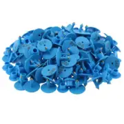 NNEDSZ 1-100 Cattle Number Ear Tags Set - Round Blue Pig Sheep Goat Livestock La