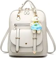 [ZIRUNG] Backpack Purse for Women Large Capacity Leather Shoulder Bags Cute Mini Backpack for Girls