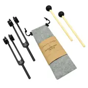 2 x Meditation Tuning Forks for Healing, OM 136.1 HZ Premium: Shipped from Aus