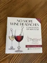 30 PureWine Silver Wand Technology Histamine and Sulfite Filter Wine Purifier