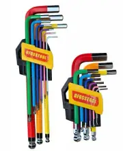 Hex Key Set 9PCS Extra Long Arm Allen Wrench Set9PCS Short Arm Allen Wrench S...