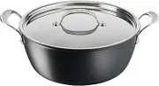 Jamie Oliver by Tefal Cooks Classic Induction Hard Anodised Big Batch Pan 30cm + Lid, H9125444