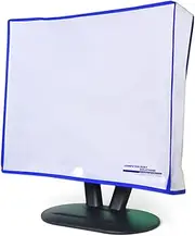 TV Cover up for 32-inch Smart LED, LCD, Plasma and Other Big Indoor Large Screen Flat Panel Television Monitors - Dust and Waterproof Silky Smooth Antistatic Vinyl (32W x20H x4D)