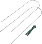 Gogogmee 2pcs Indoor Plant Trellis Ties Metal Vine Support Frame for Climbing Plants Garden Flower Support Rack U-Shaped