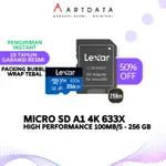 256GB LEXAR MICROSD 卡 MICRO SDXC CLASS 10 256GB 100MBPS 高性能官