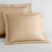 Sheridan 1200TC Palais Lux European Pillowcase in Almond/Brown Material: Cotton @Sheridan Rewards
