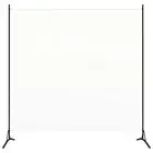 1-Panel Room Divider Cream White