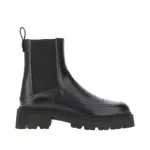 [EMPORIO ARMANI] EMPORIO ARMANI Leather beatles boots Woman 38 38 Black