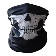 3 Pcs 1/2/3x Skeleton Ghost Skull Face Mask Neck Warmer Biker Costume Fancy Dress Biki