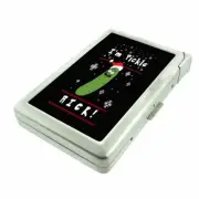 Pickles Em6 Cigarette Case with Built in Lighter Metal Wallet