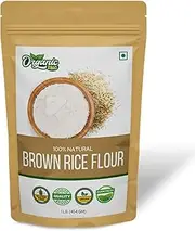 Organic Zing Brown Rice Flour | Rice Flour for Baking | High in Protein | Rice Flour Tortillas | Product of India - 454 g / 16 oz