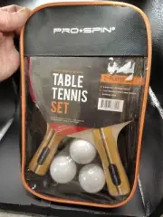 New PROSPIN Ping Pong Paddles 2-Player Set High Performance Table Tennis 3 Balls